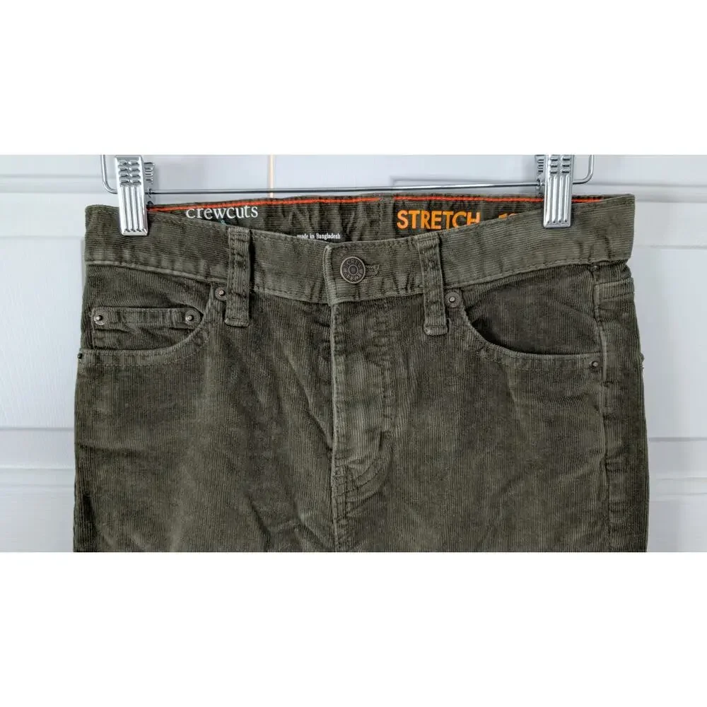 J. Crew Green Corduroy Pants